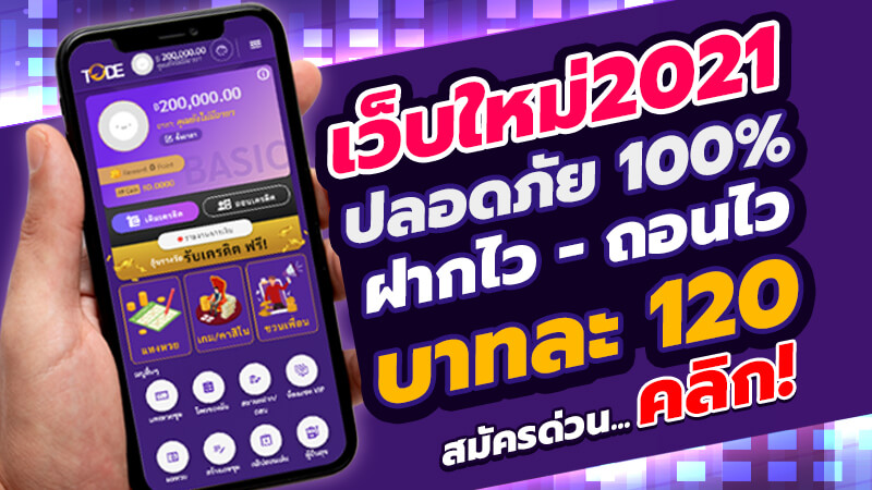 เว็บใหม่ปลอดภัย 100%