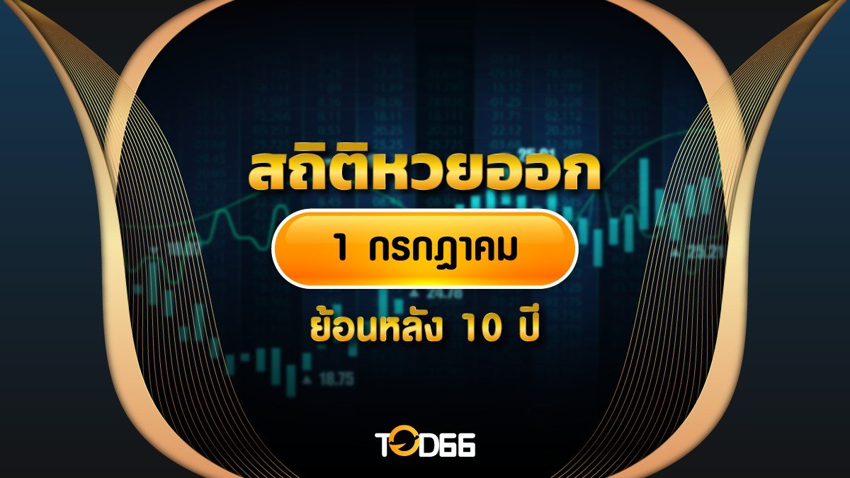 สถิติหวยออก 1 กรกฎาคม ย้อนหลัง 10 ปี ส่องเลขเด็ด เน้นเลขดัง ปังงวดนี้