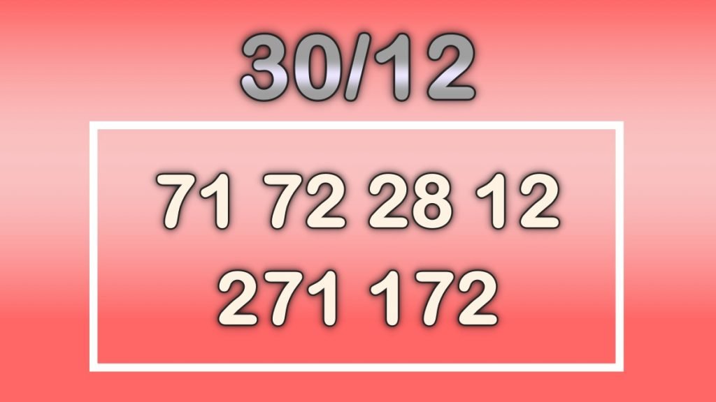 เลขเด็ดประจำงวด30/12/65